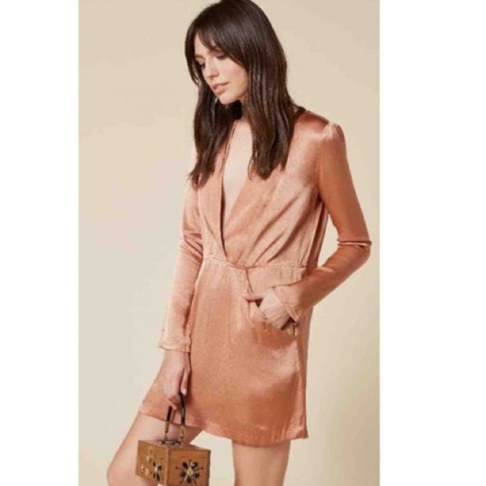 Reformation Silk Mini Dress